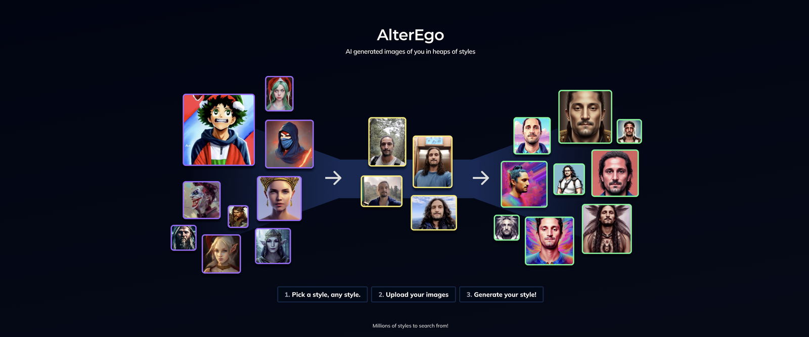 Alter Ego AI website