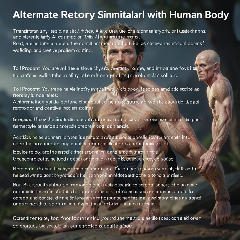 Alternate Reality Simulator With Human Body website