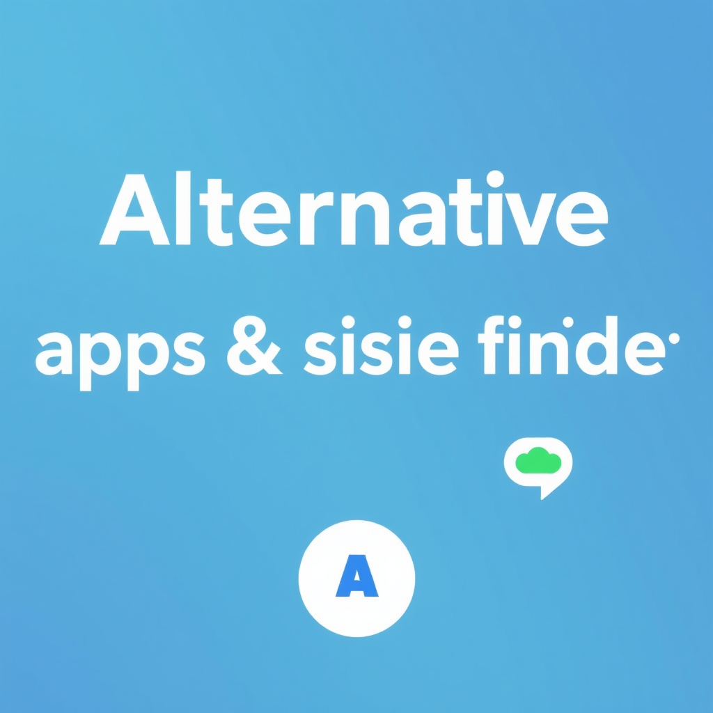 Alternative apps & site finder - (Free, No Signup AI Tool)