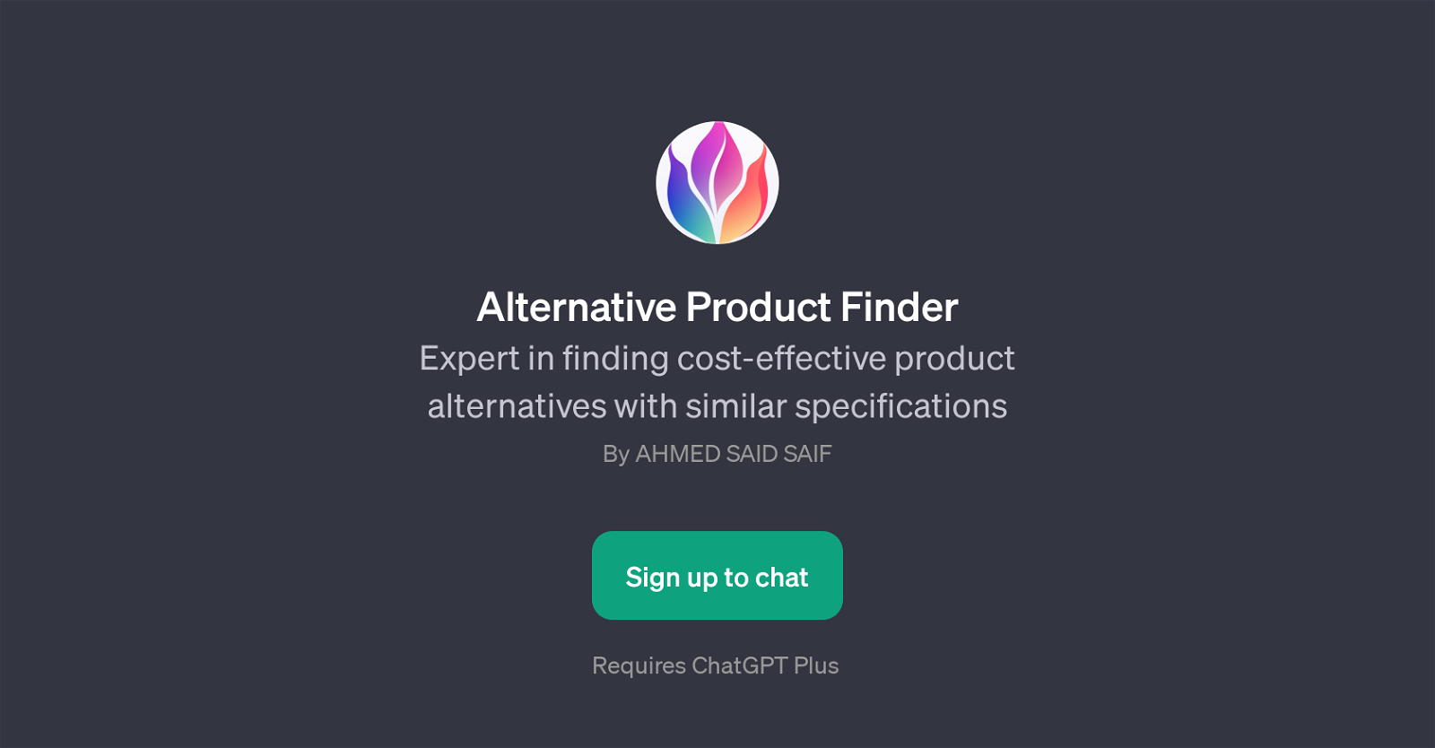 Alternative Product Finder website