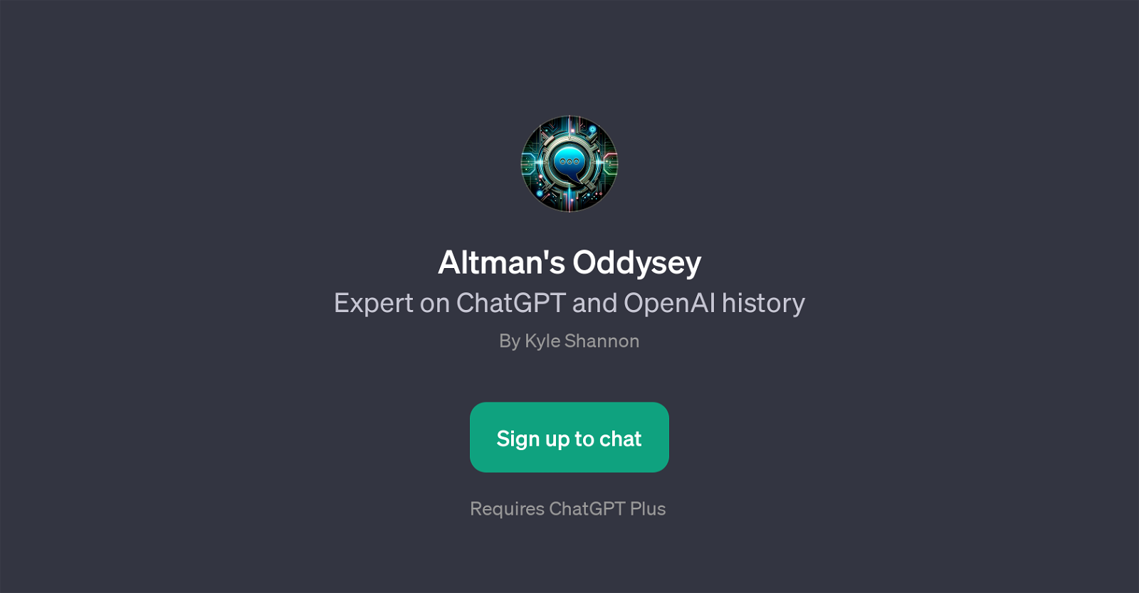 Altman's Oddysey website