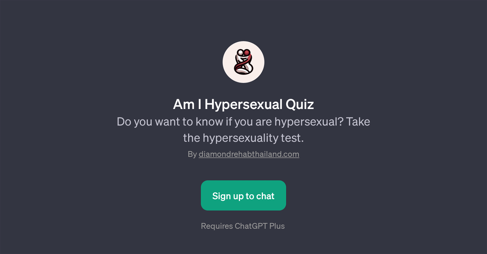 Am I Hypersexual Quiz website