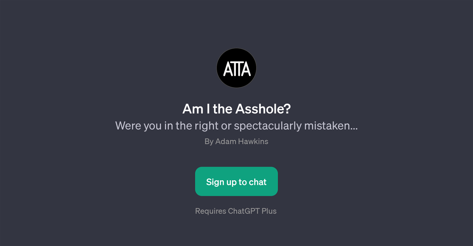Am I the Asshole? website