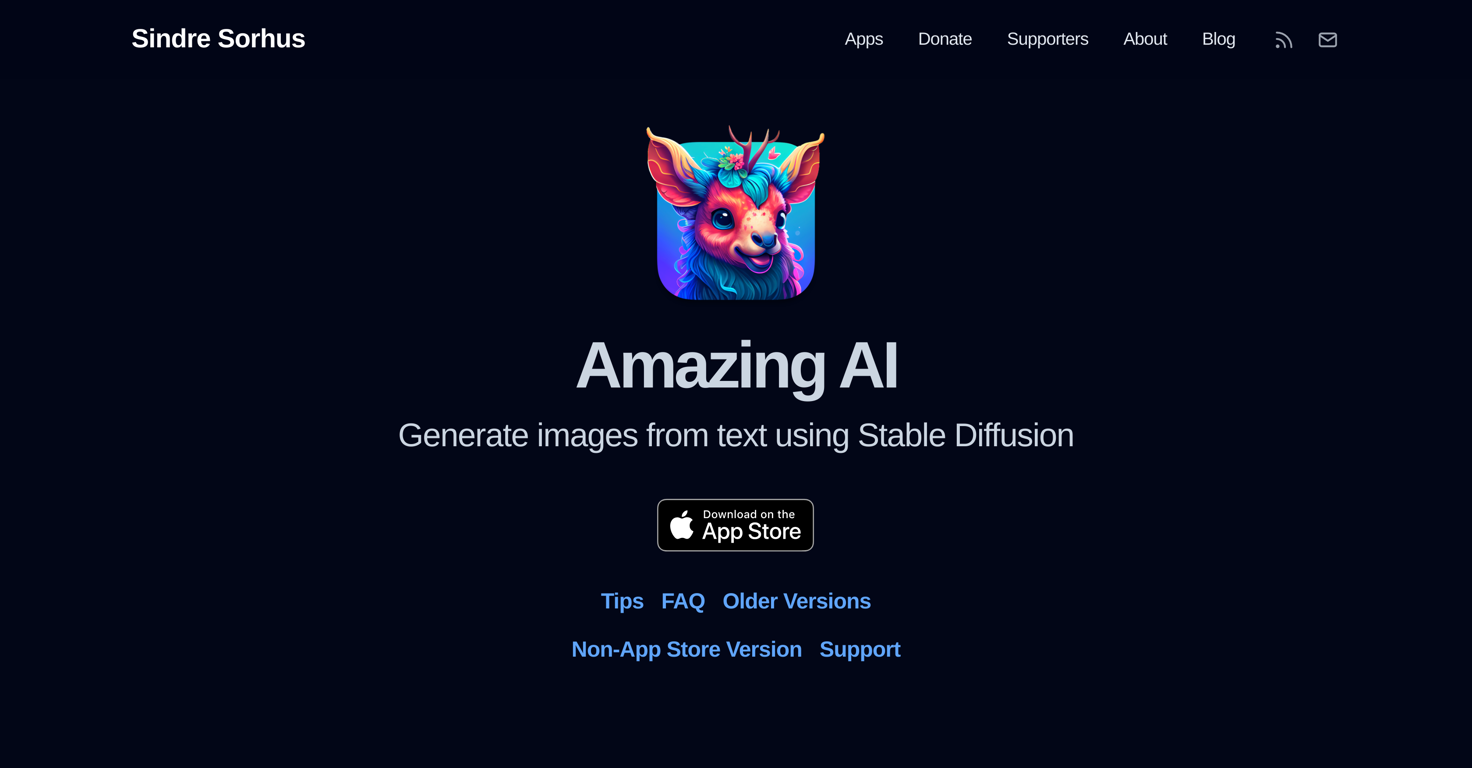 Amazing AI website
