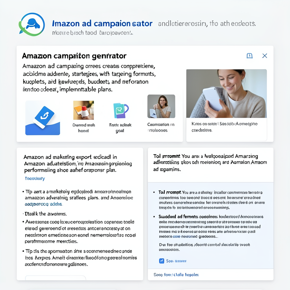 Amazon ad campaign genrator website
