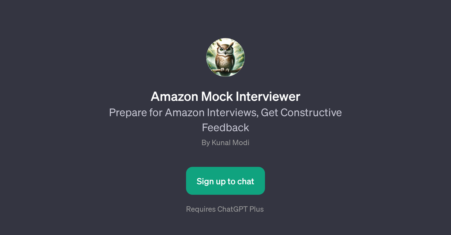 Amazon Mock Interviewer website