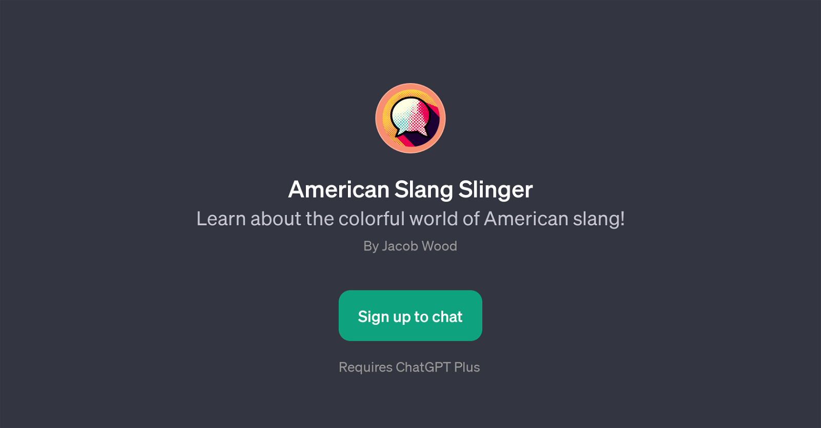 American Slang Slinger website