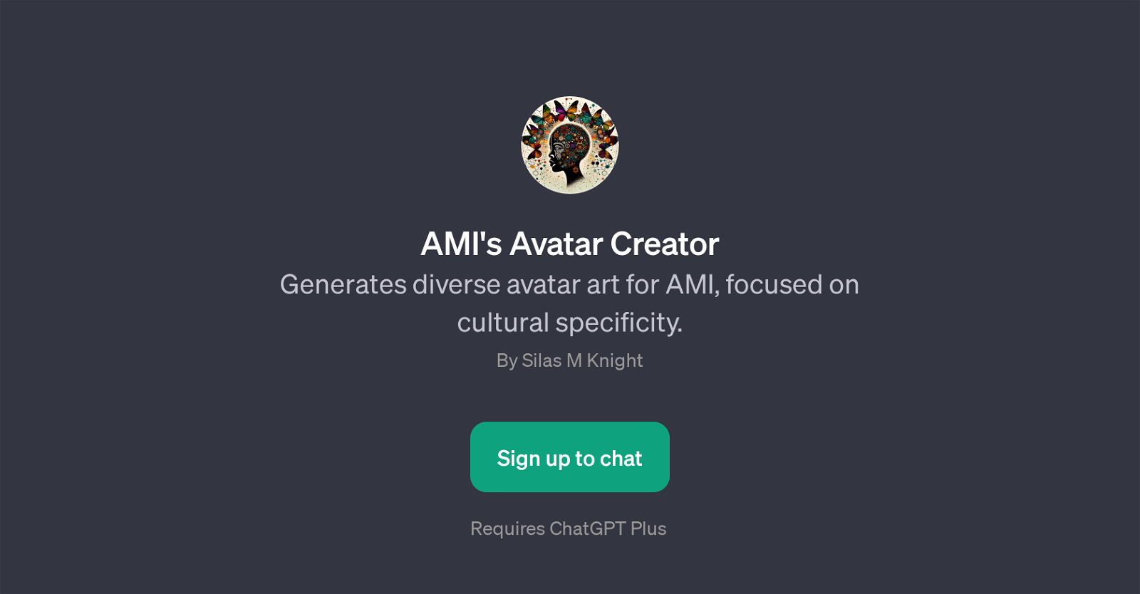 AMI's Avatar Creator website