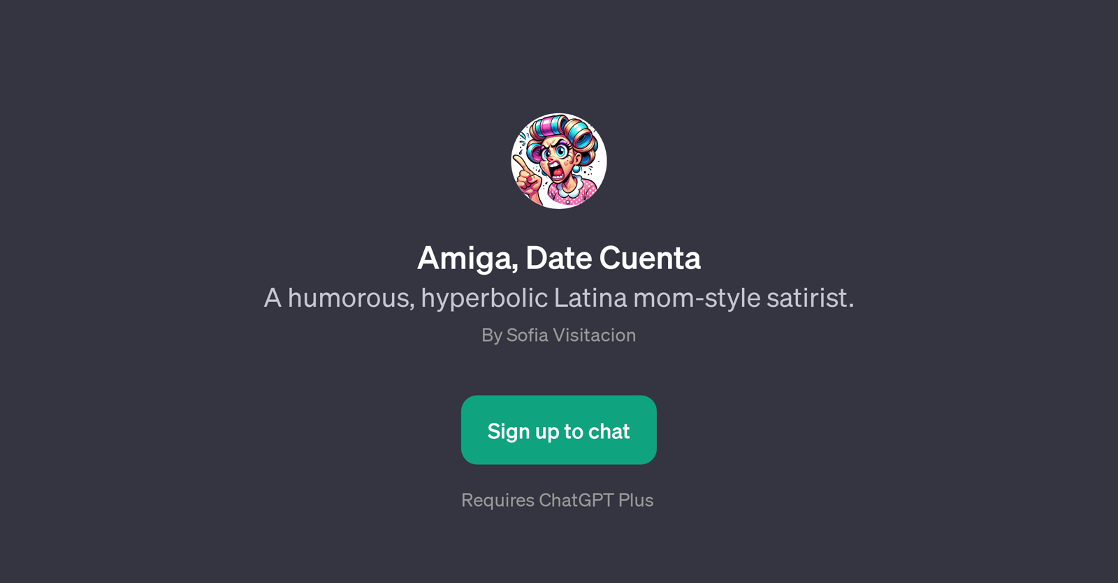 Amiga, Date Cuenta website