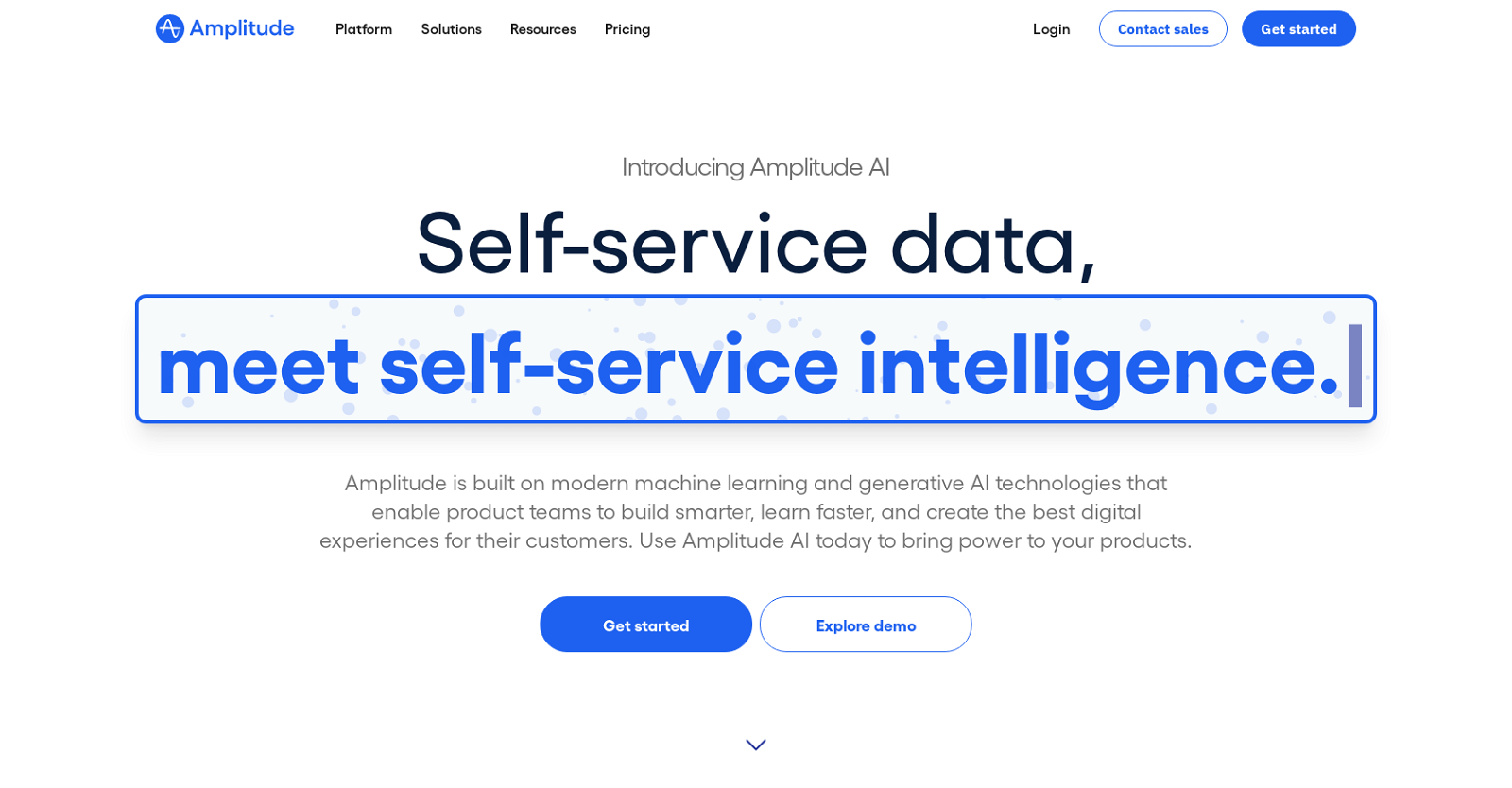 Amplitude website