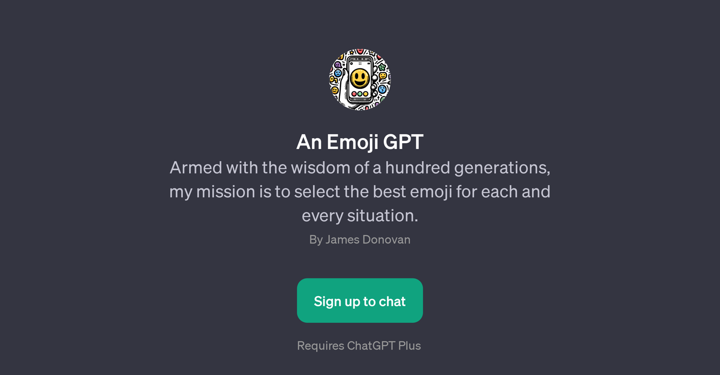 An Emoji GPT website