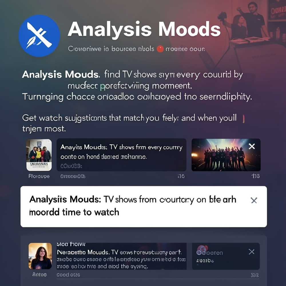 Analysis Moods. TV show website