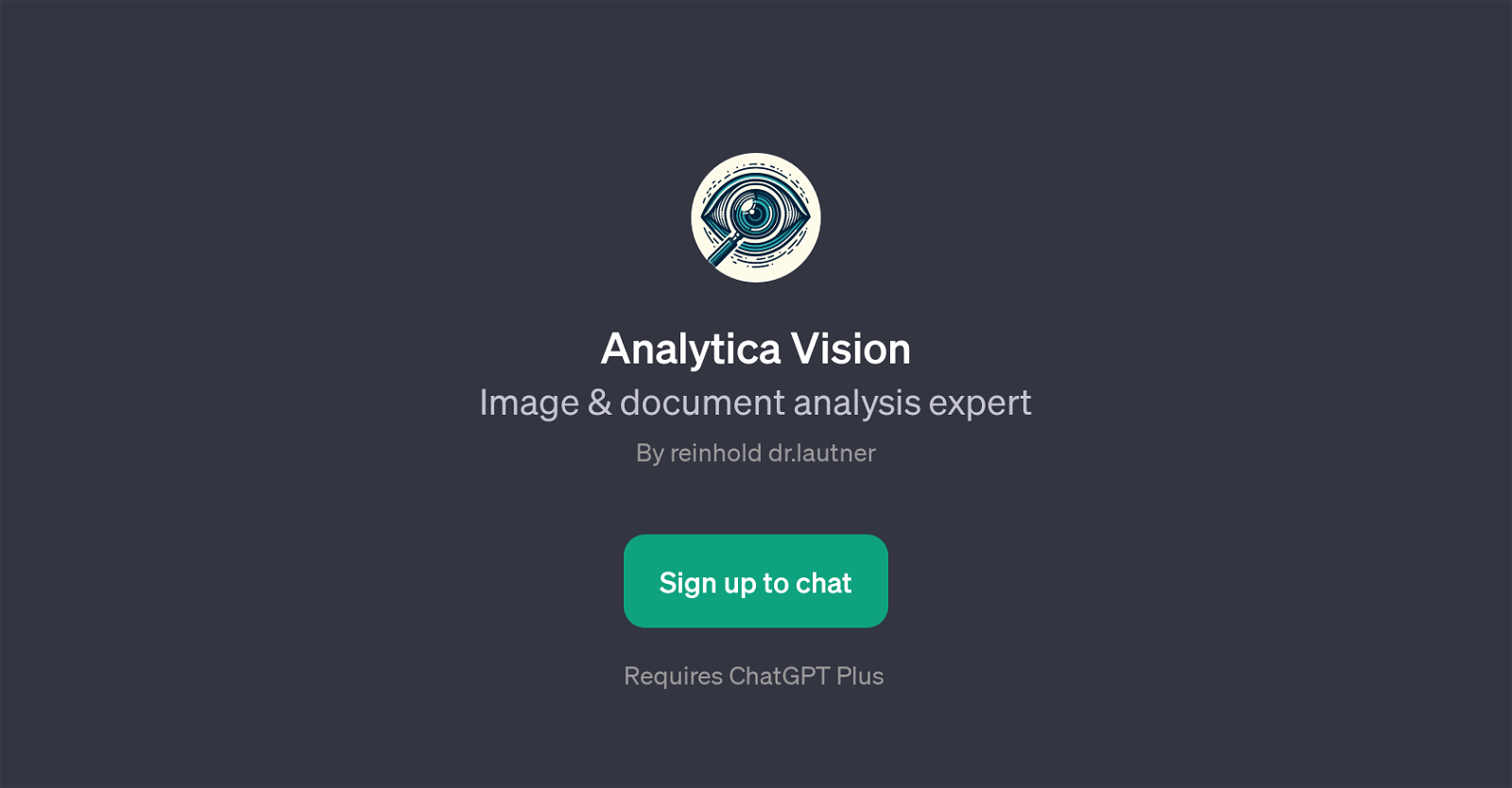 Analytica Vision website