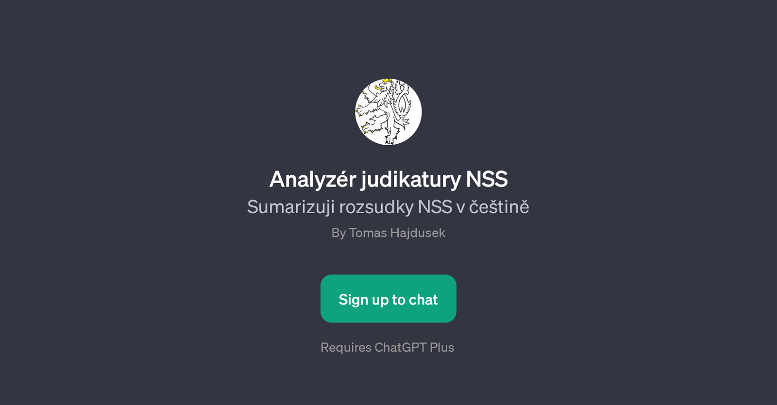 Analyzr judikatury NSS website