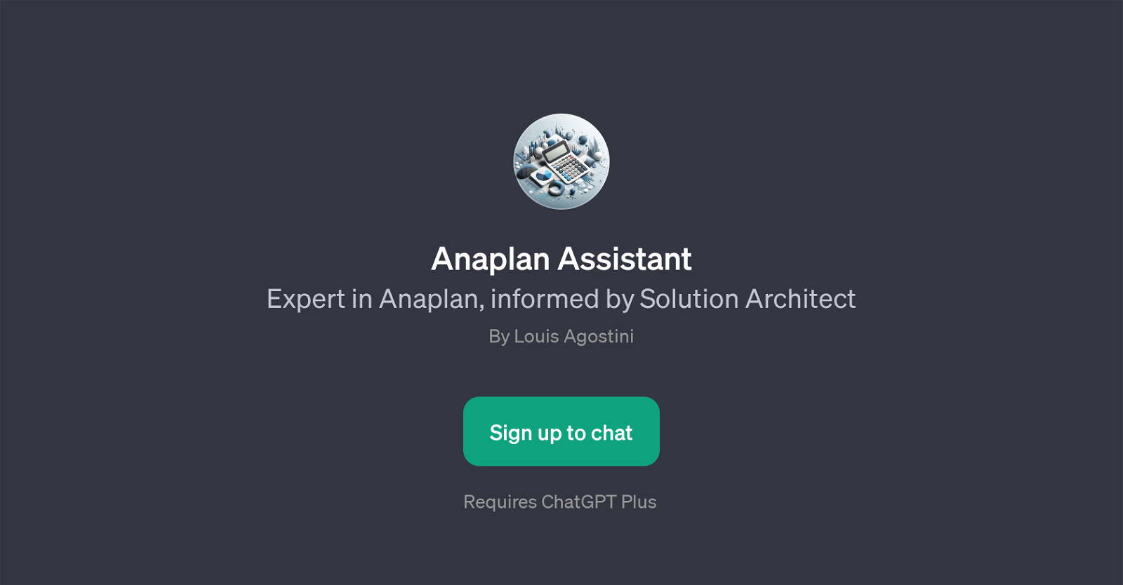 Anaplan Assistant website