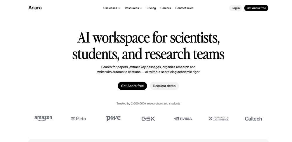 Anara website