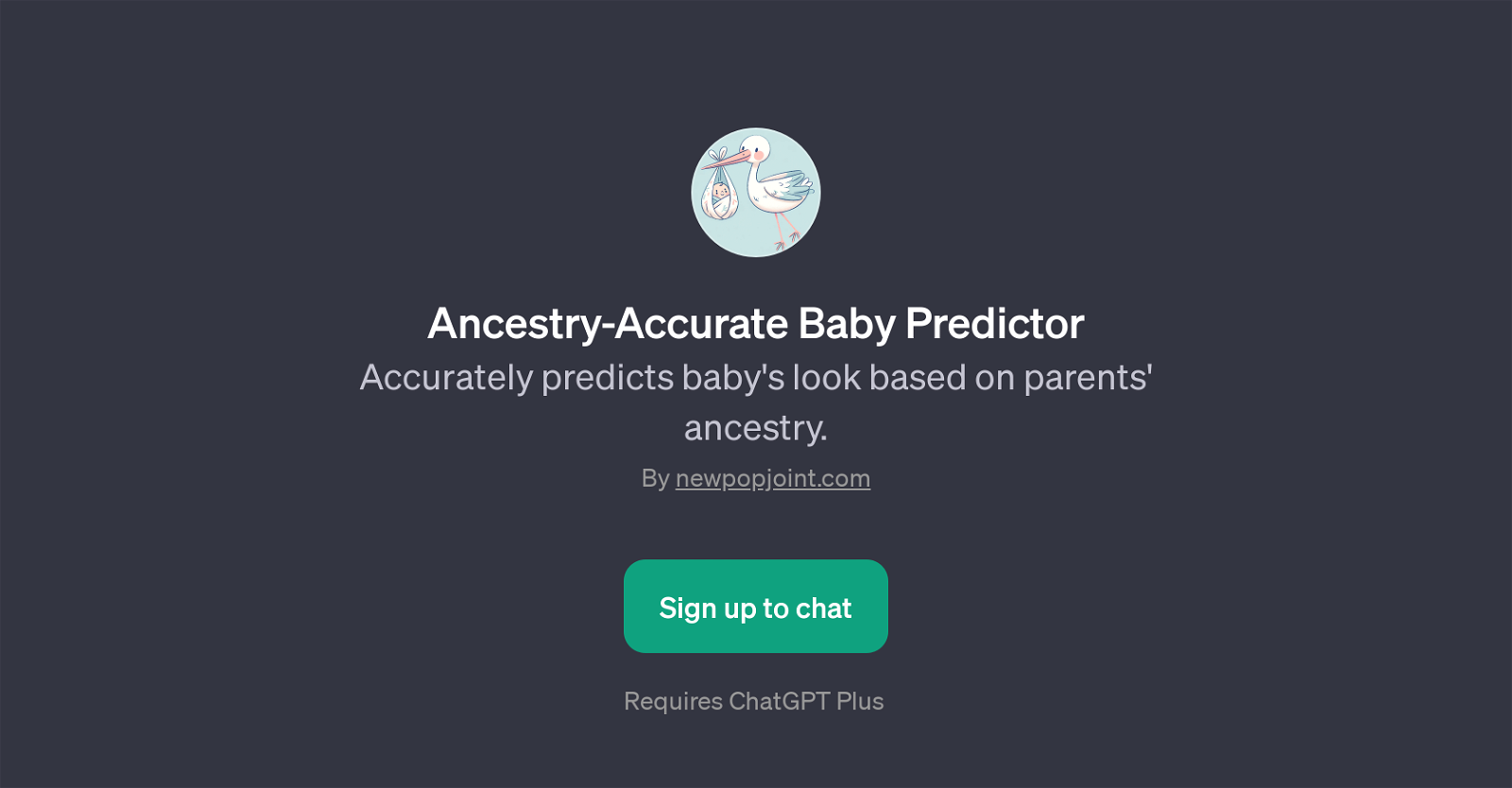 Ancestry-Accurate Baby Predictor website
