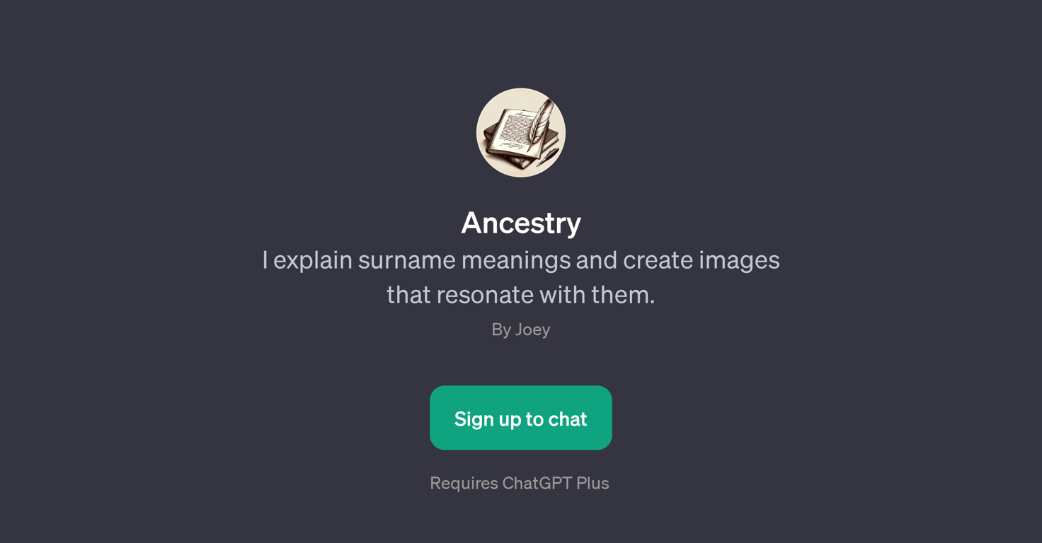 Ancestry website