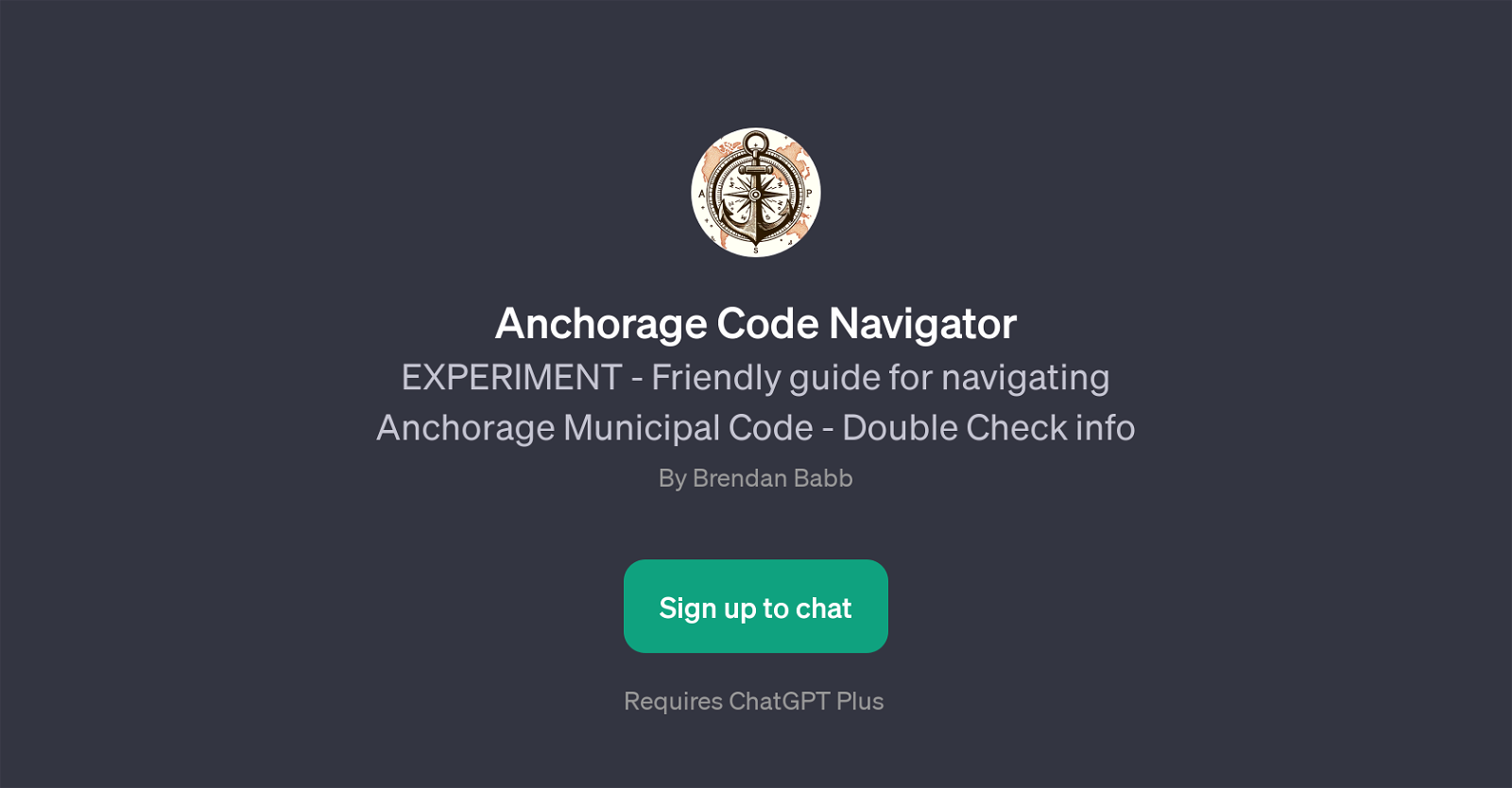 Anchorage Code Navigator website