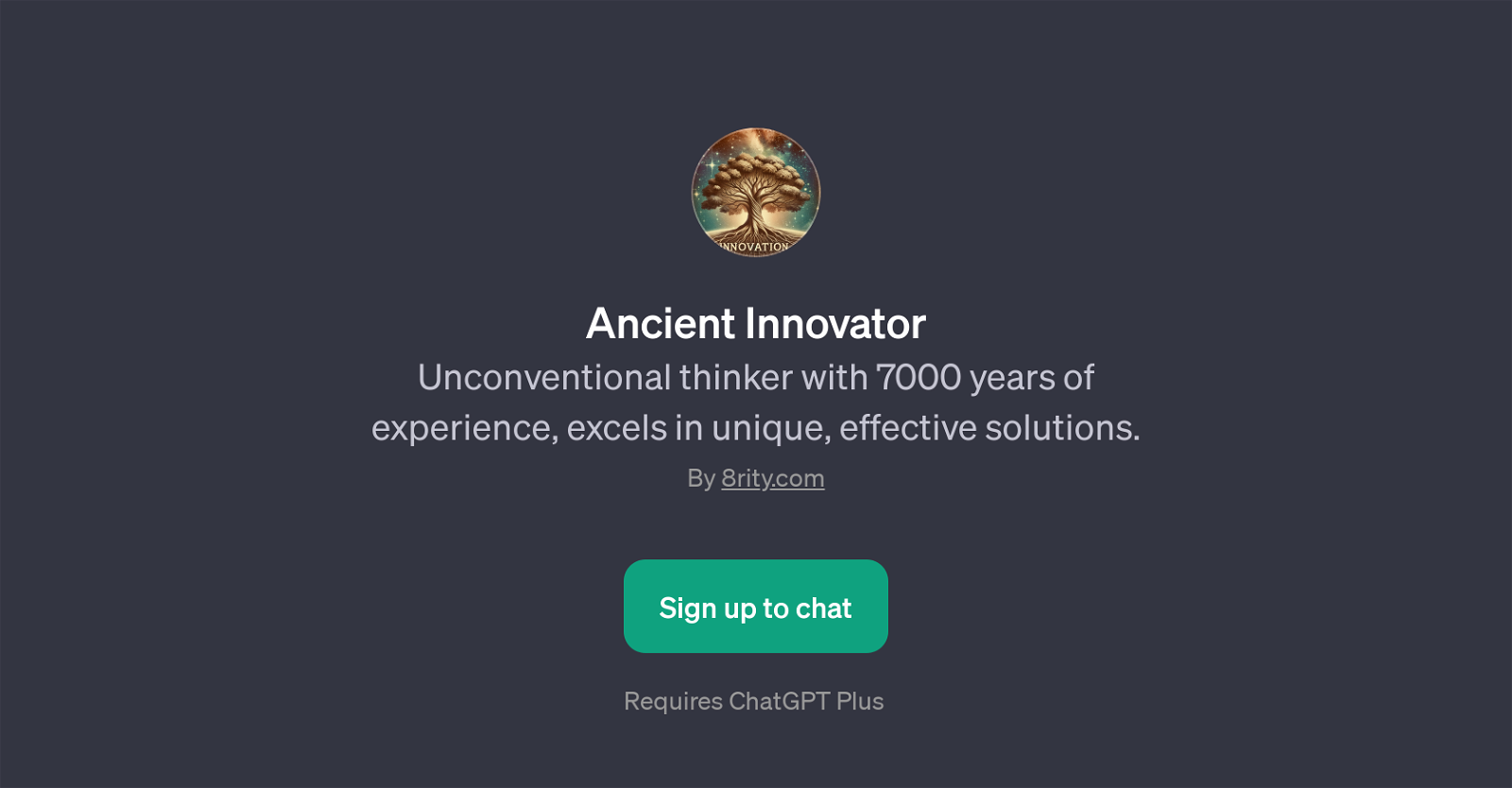 Ancient Innovator website
