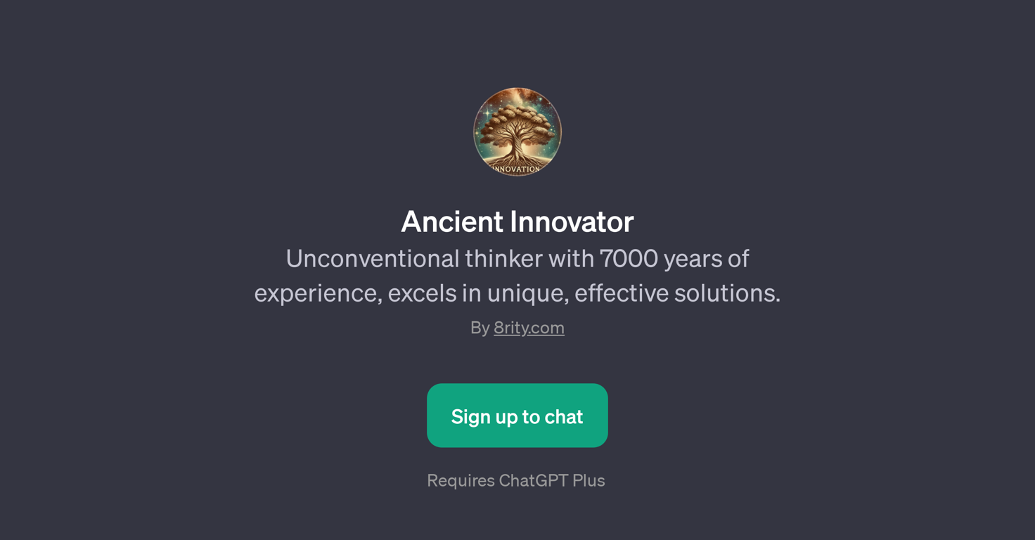 Ancient Innovator website