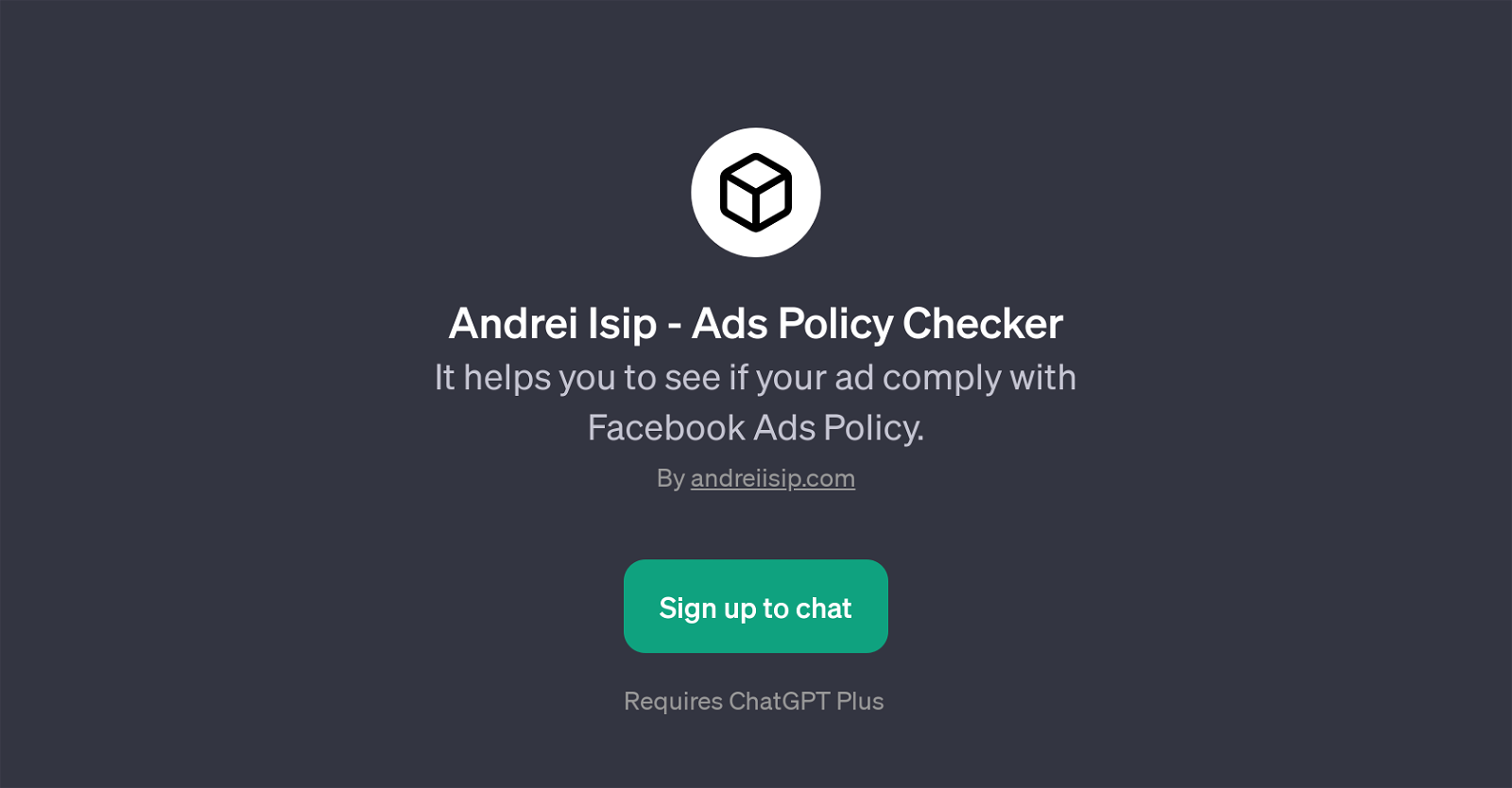 Andrei Isip - Ads Policy Checker website