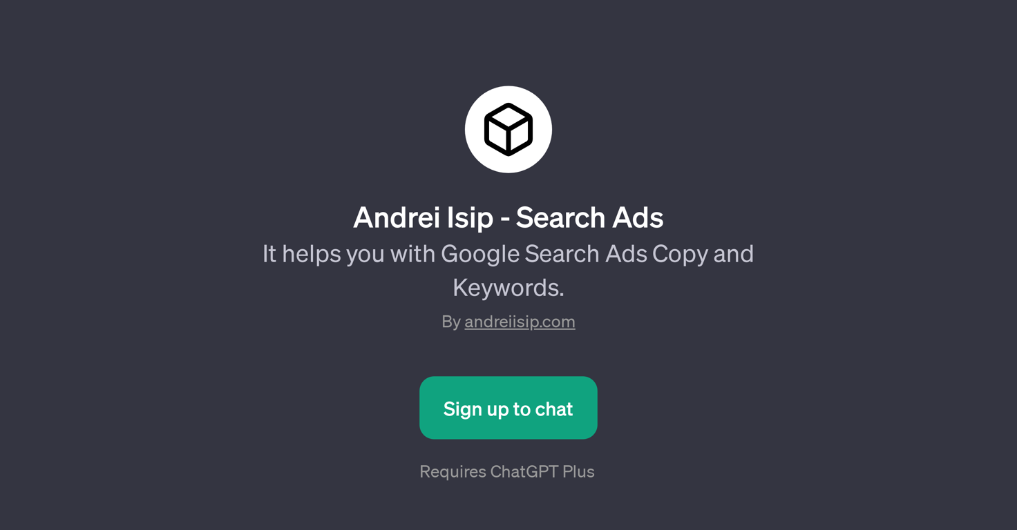 Andrei Isip - Search Ads website