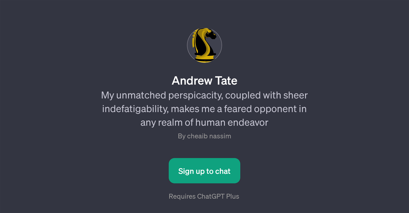 Andrew Tate GPT website