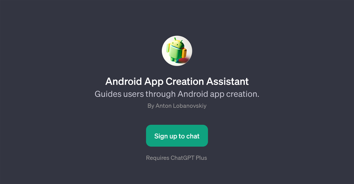 Android App Creation Assistant website
