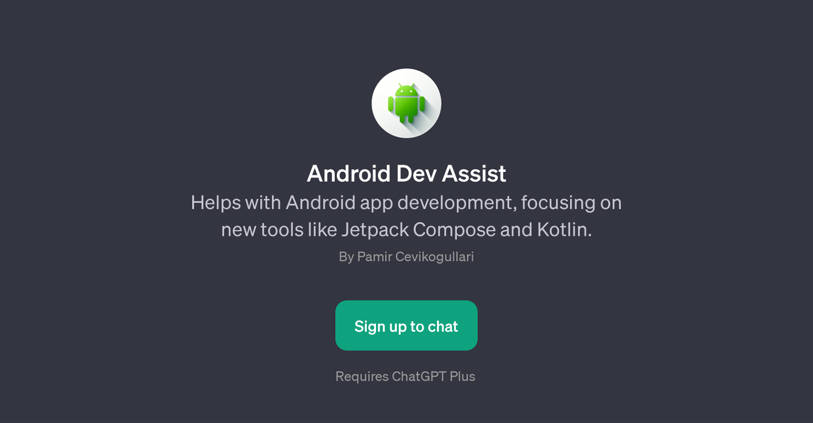 Android Dev Assist website