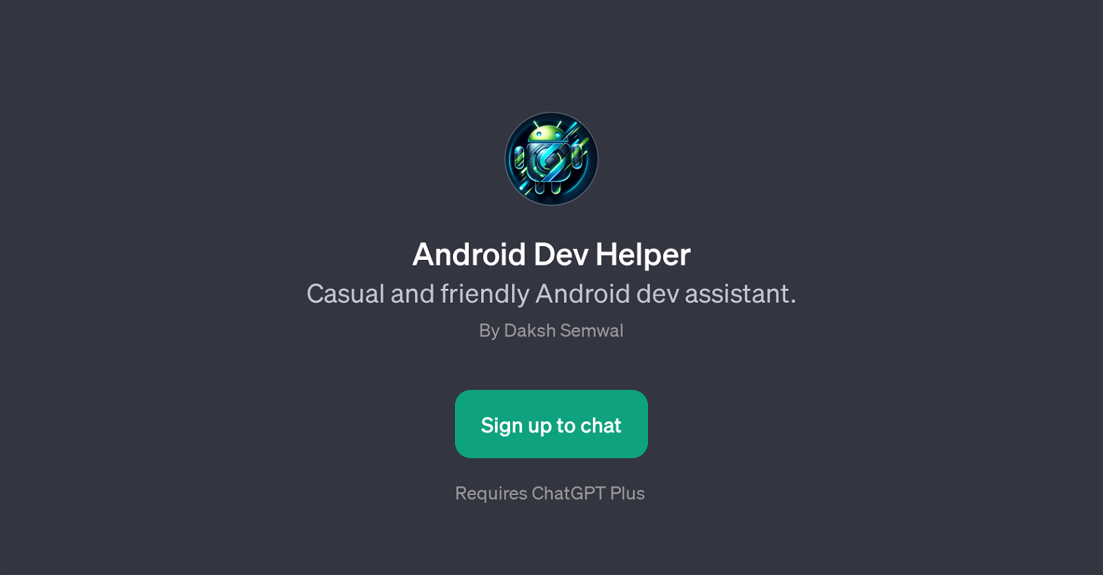 Android Dev Helper website