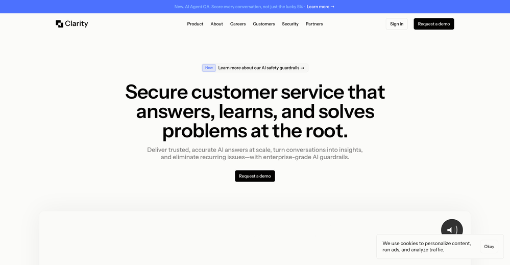 Clarity website