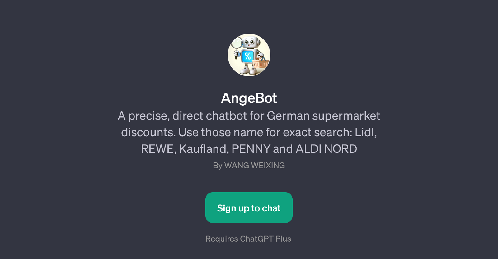 AngeBot website