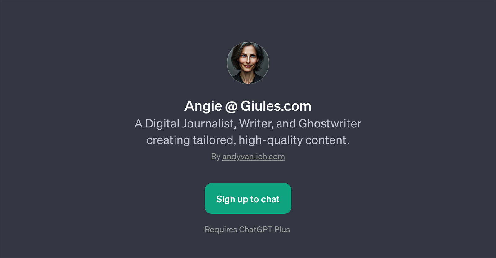 Angie @ Giules.com website