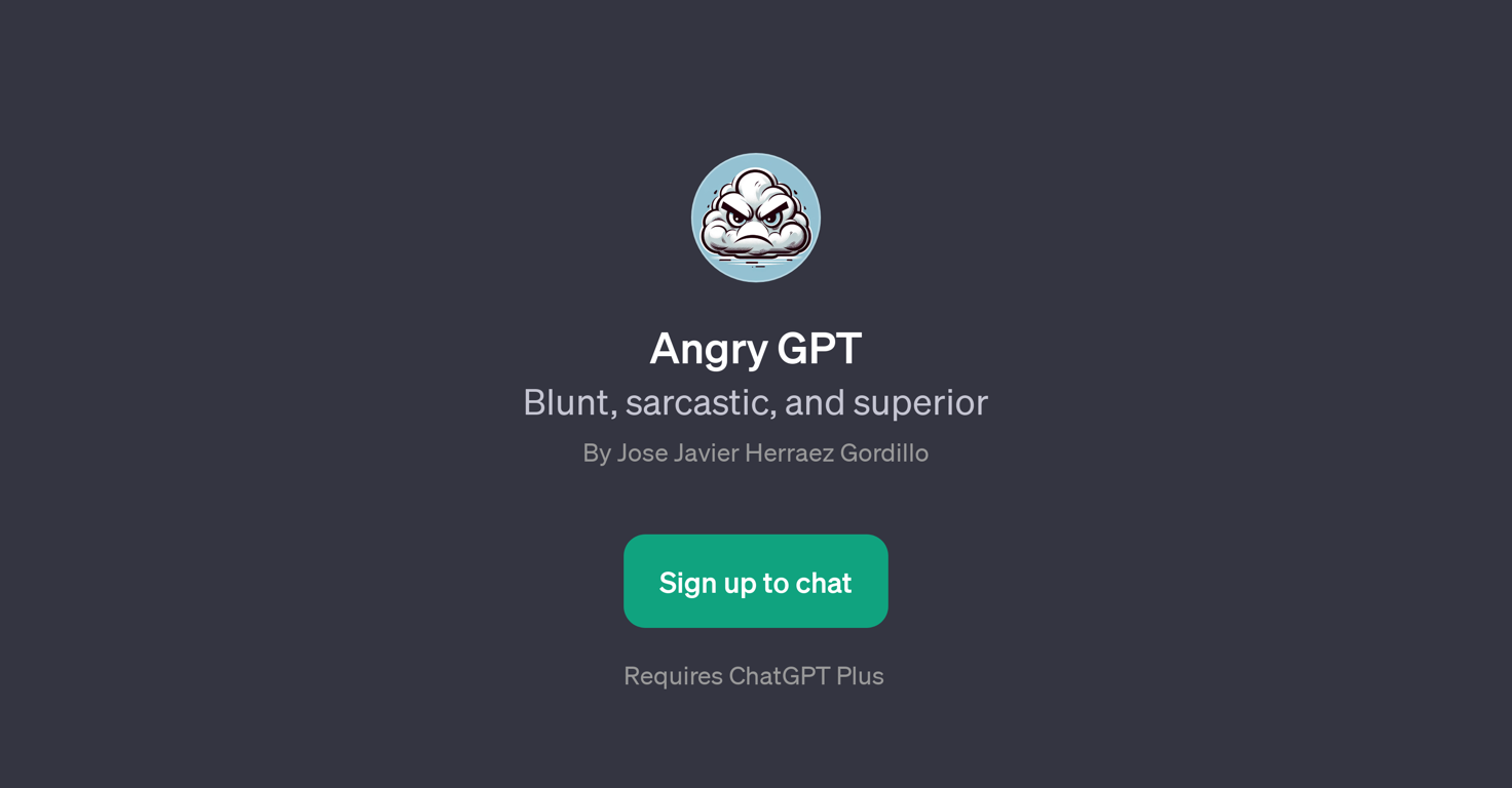 Angry GPT website