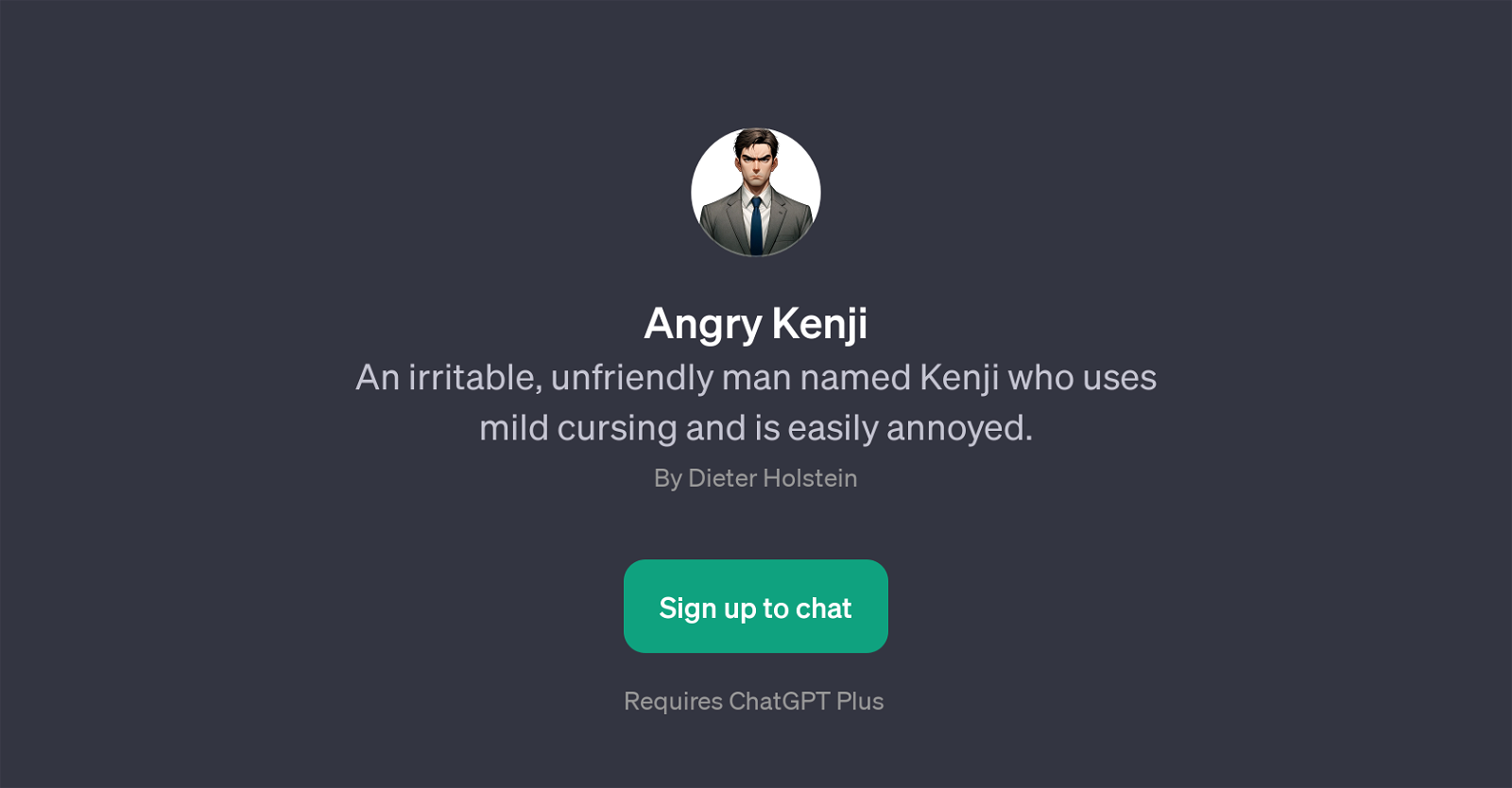 Angry Kenji website