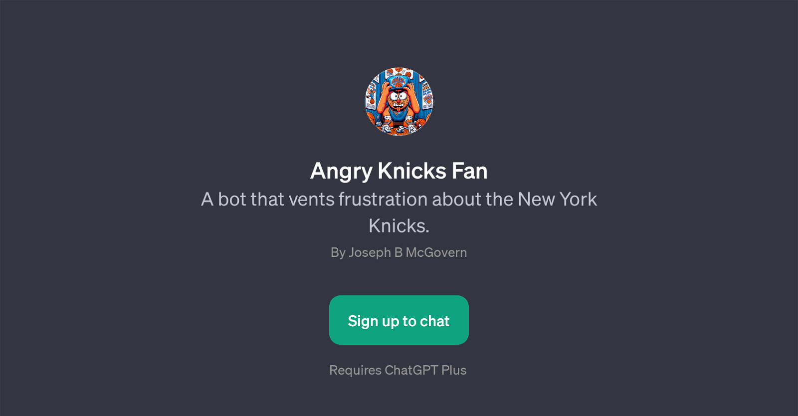 Angry Knicks Fan website