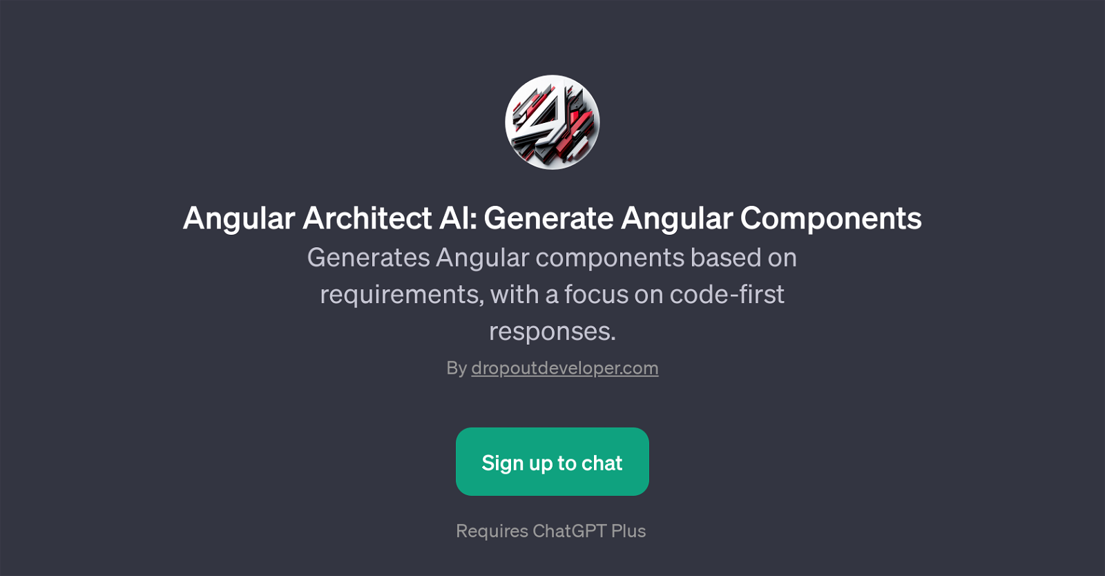 Angular Architect AI website