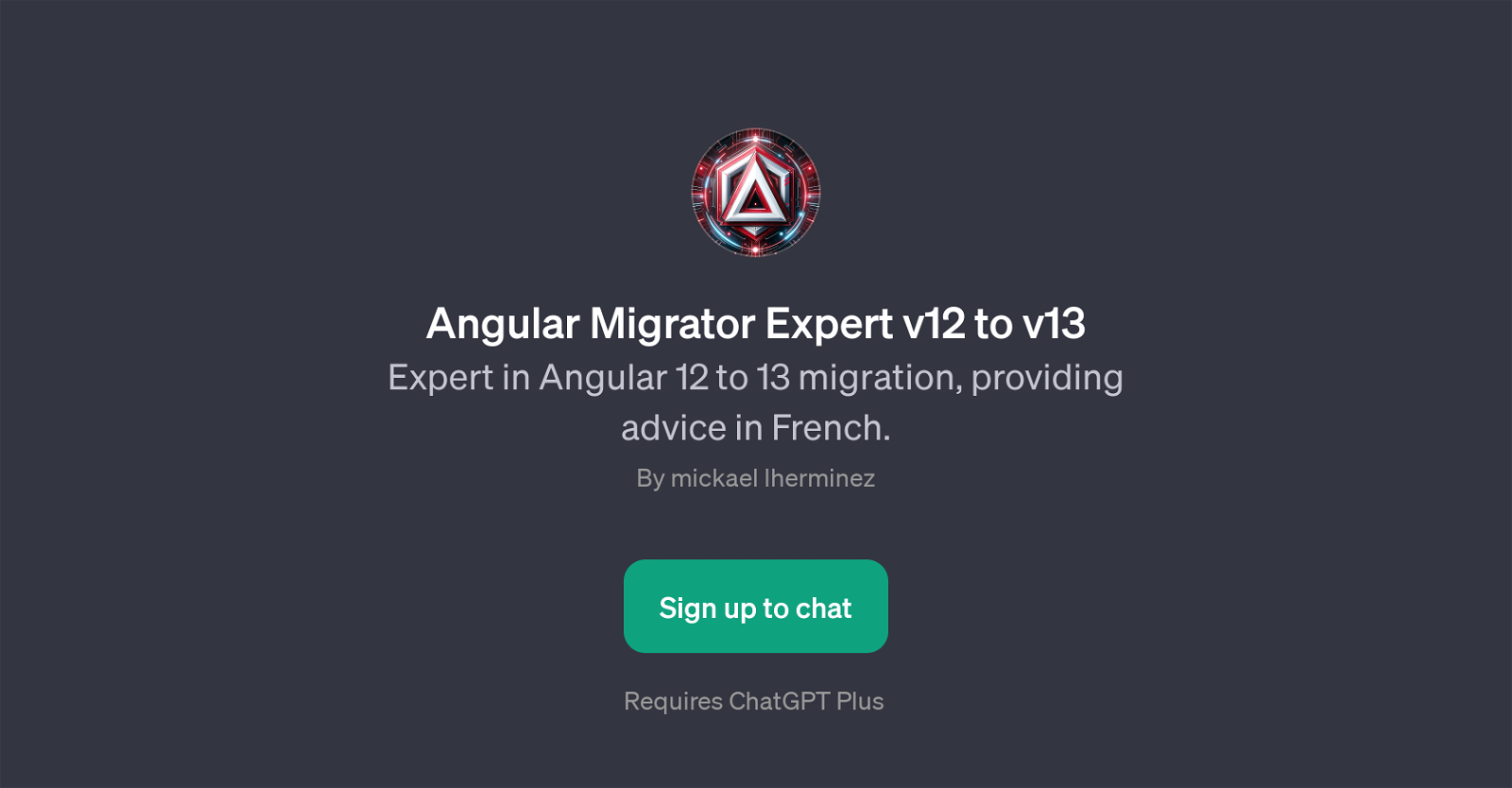 Angular Migrator Expert v12 to v13 website