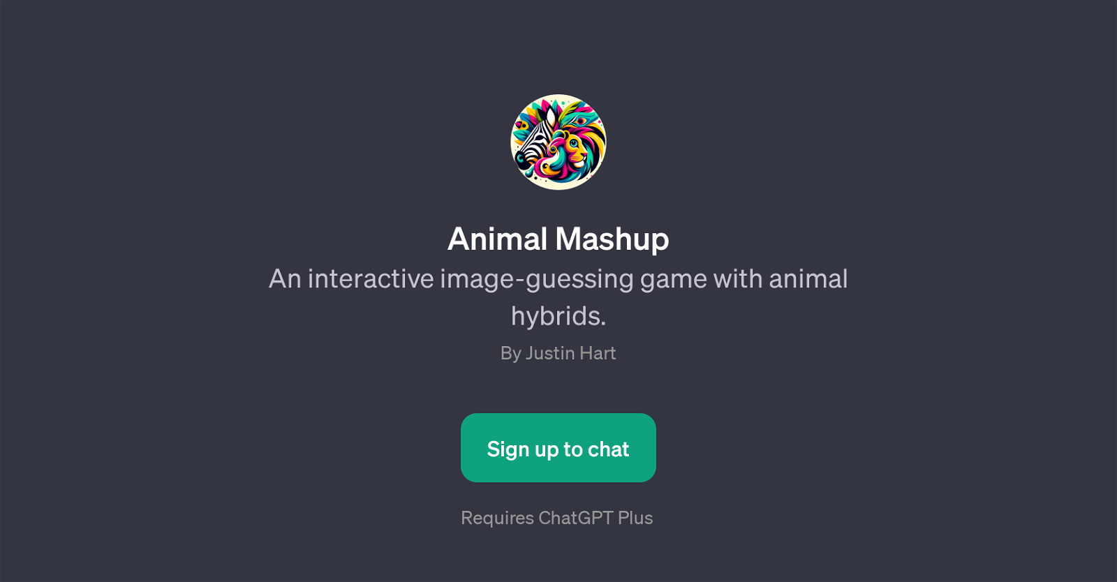 Animal Mashup website
