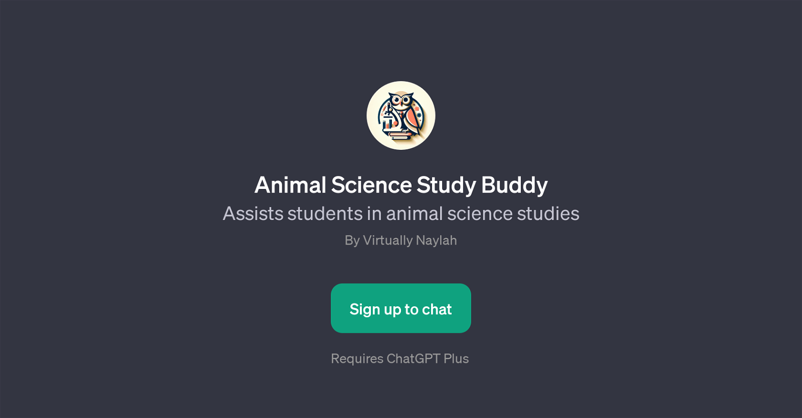 Animal Science Study Buddy website