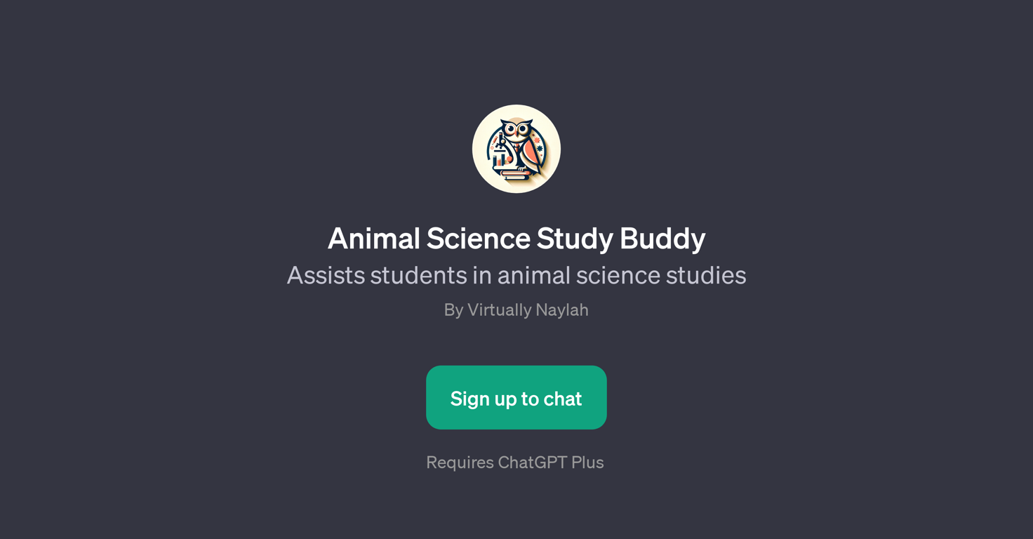 Animal Science Study Buddy website