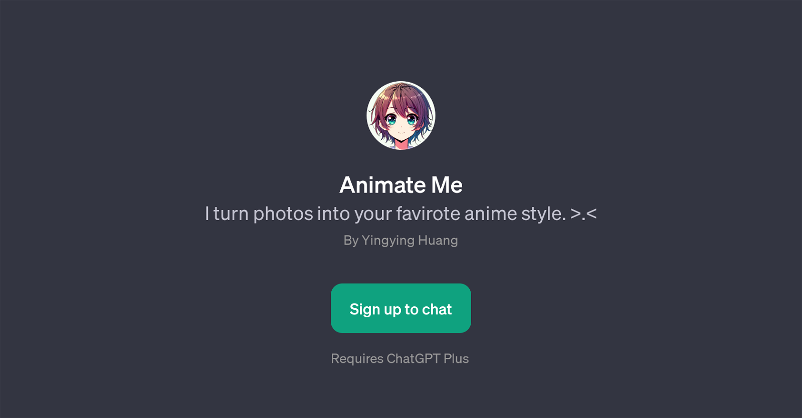 Animate Me website