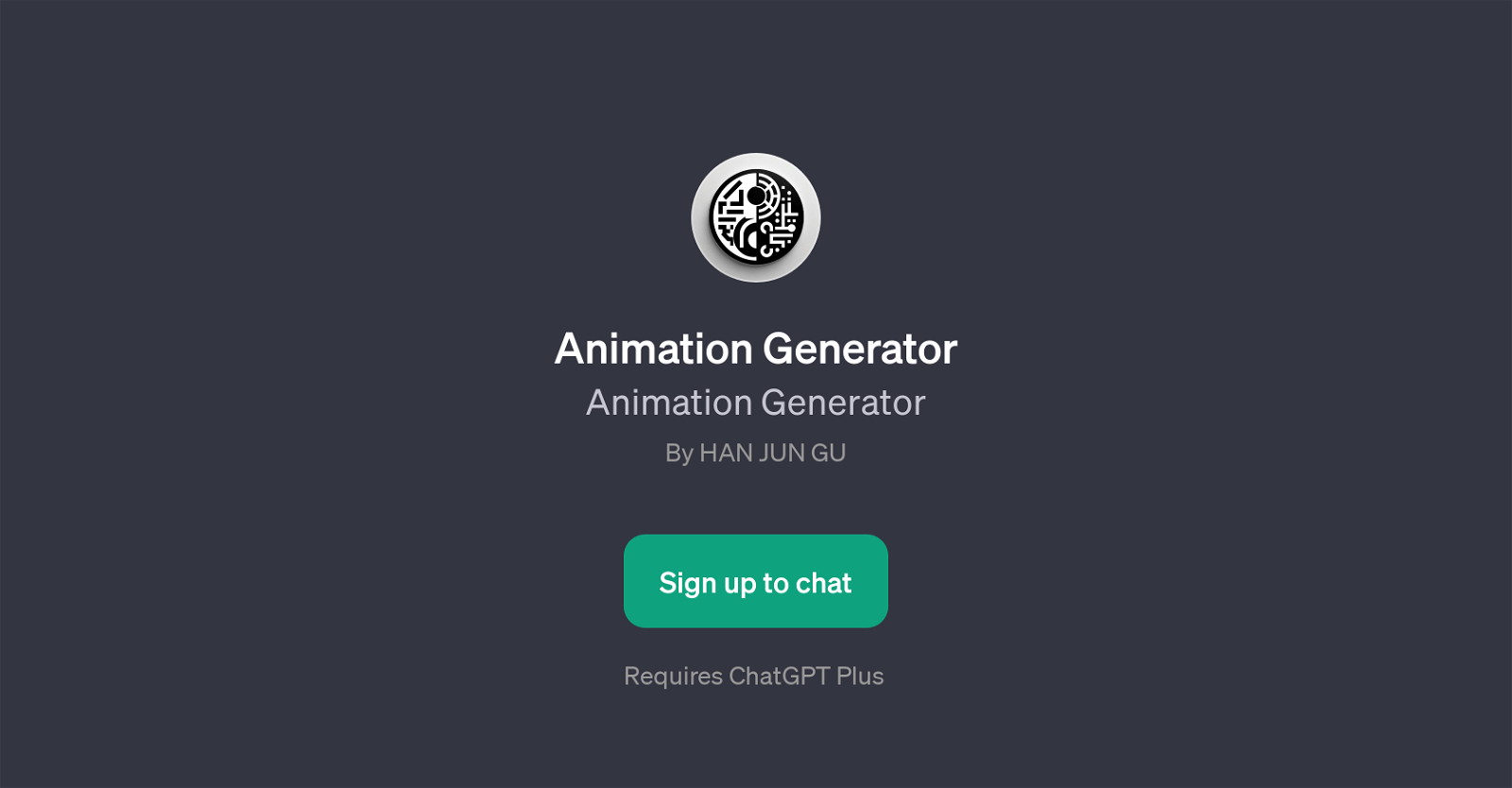 Animation Generator website