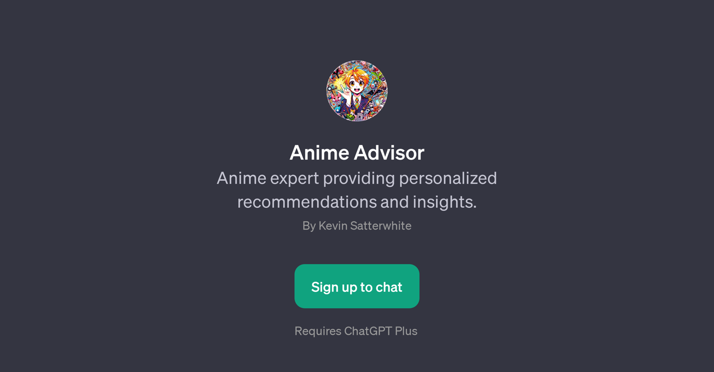 Anime Advisor website