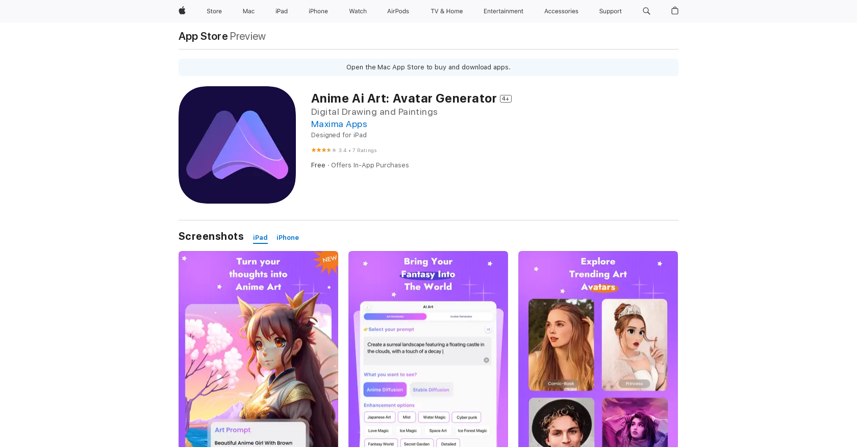 Anime Portrait Avatar Creator on the App Store