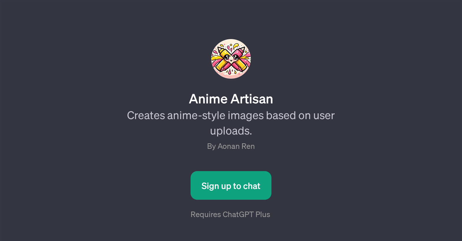 Anime Artisan website