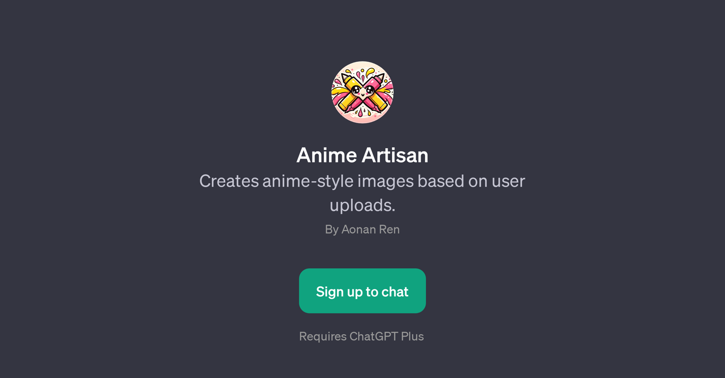 Anime Artisan website