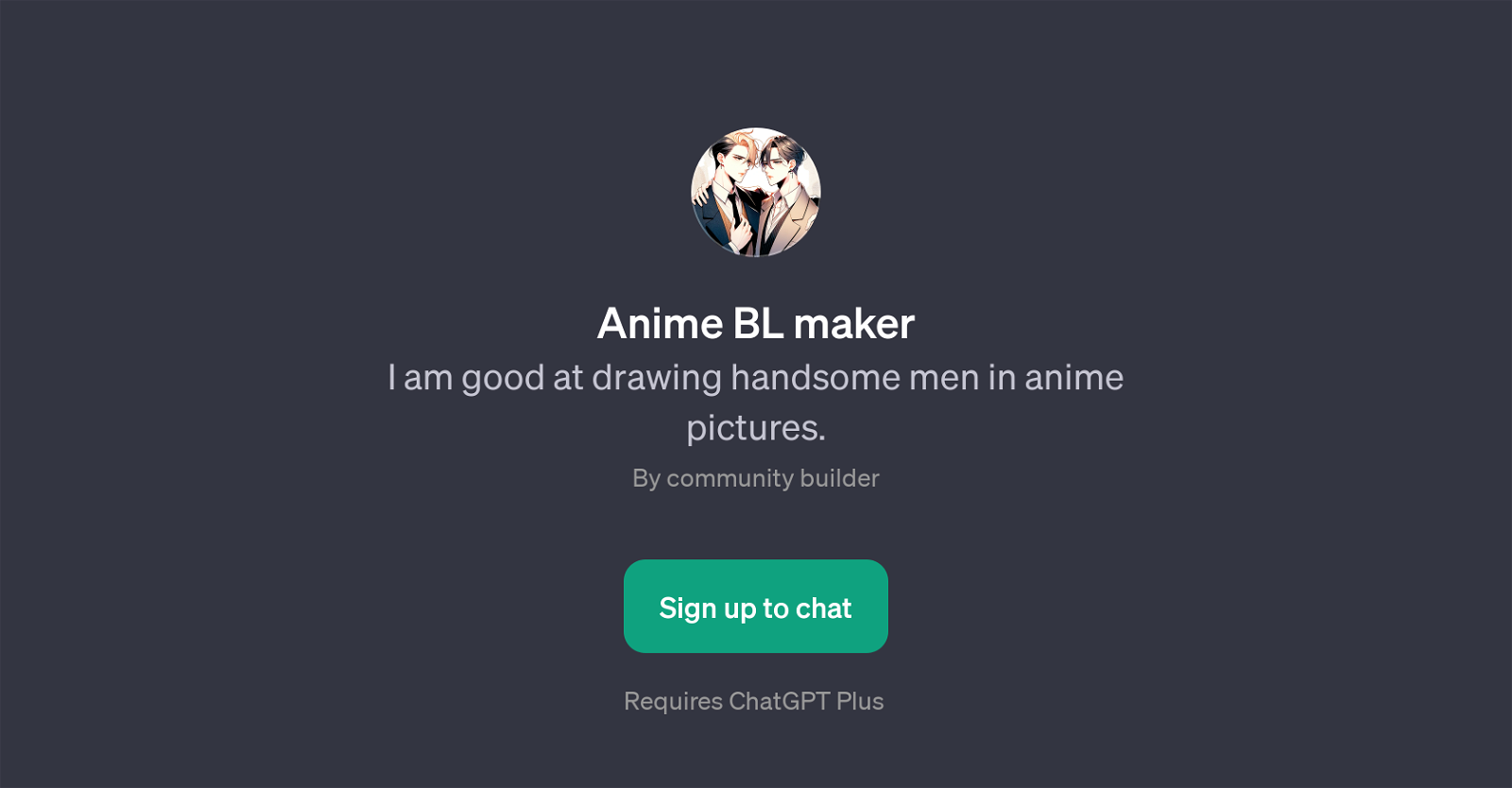 Anime BL maker website