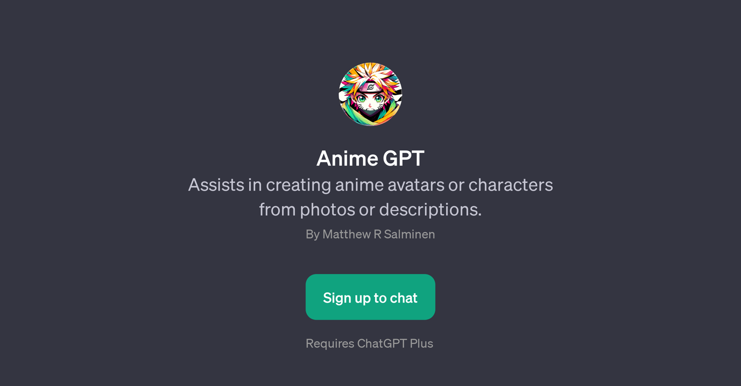 Anime GPT website